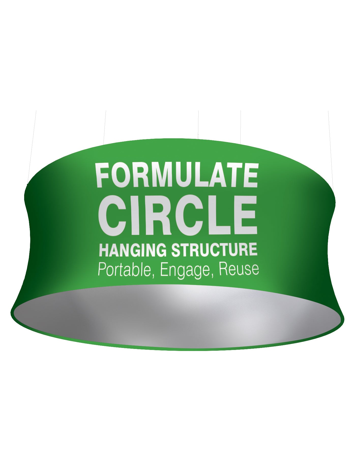 Decken-Strukture Formulate Kreis 0,9m x 3m - modularedisplays.com