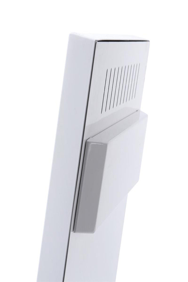 DigiStand Alone Kundenstopper 43 zoll, mit Laufrollen - modularedisplays.com