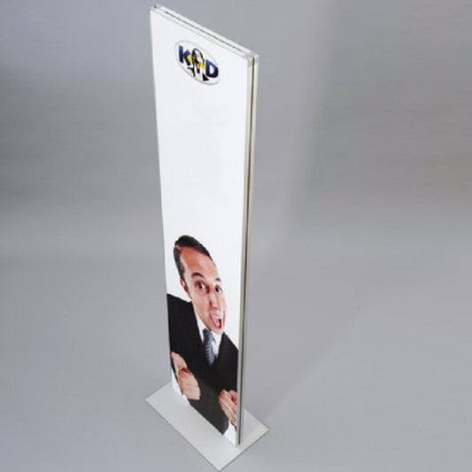 Doppelseitiger Bodenständer iPoint 1900x400mm - modularedisplays.com
