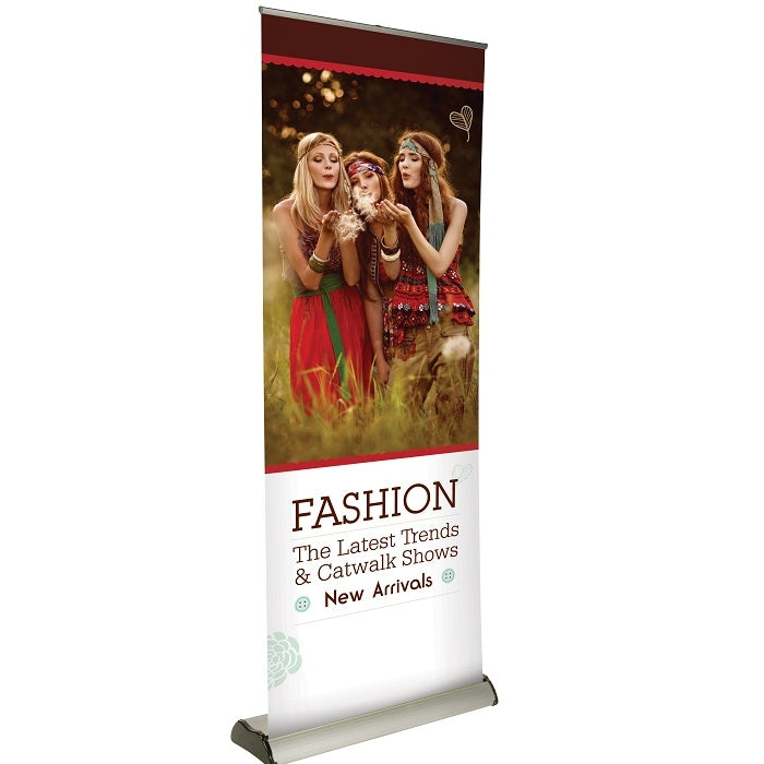 Doppelseitiger Roll-Up Banner Excaliber 80cm - modularedisplays.com
