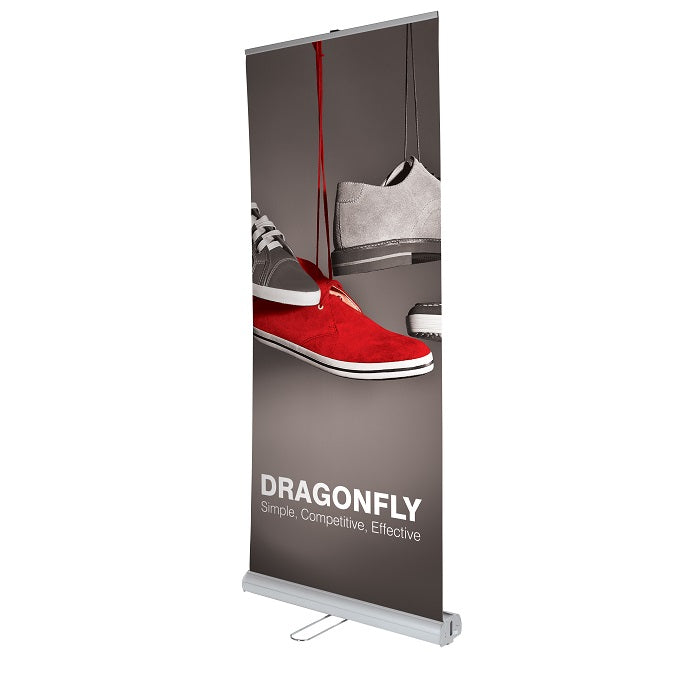 Doppelseitiger RollUp Banner Dragonfly 850mm - modularedisplays.com