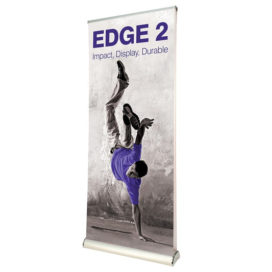 Doppelseitiges Rollup Bannerdisplay Edge 850mm - modularedisplays.com