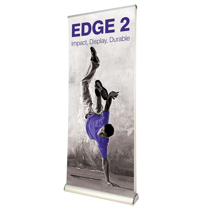 Doppelseitiges Rollup Bannerdisplay Edge 1000mm - modularedisplays.com