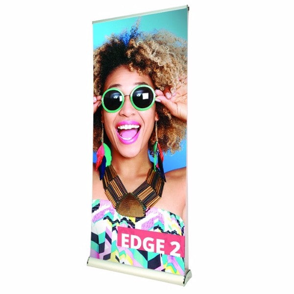 Doppelseitiges Rollup Bannerdisplay Edge 1000mm - modularedisplays.com