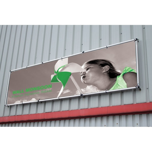Einseitiger Wandbanner mit Digitaldruck - modularedisplays.com