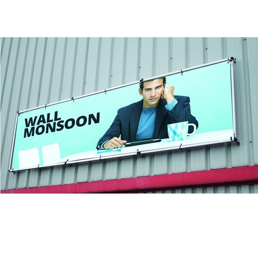 Einseitiger Wandbanner 3m x 1,25m - modularedisplays.com