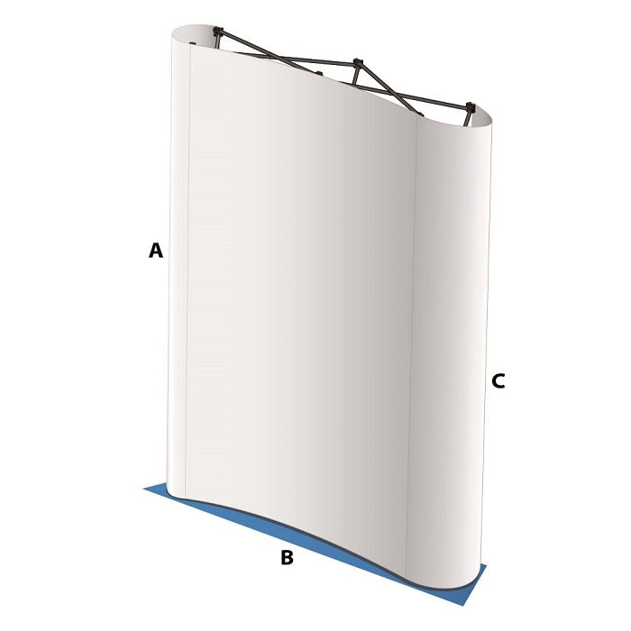 PopUp Faltwand Expand MediaWand 2x3 (gebogen oder gerade) - modularedisplays.com