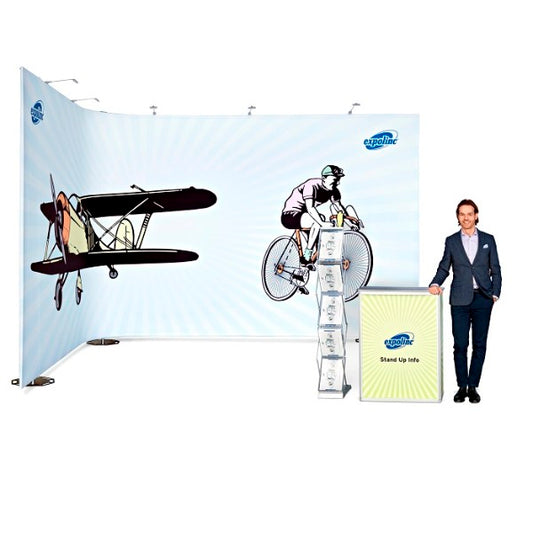 Expolinc Eck Messewand 3m x 5m - modularedisplays.com