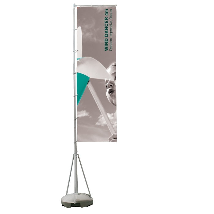 Werbefahne Wind Dancer 4m inkl. Digitaldruck - modularedisplays.com