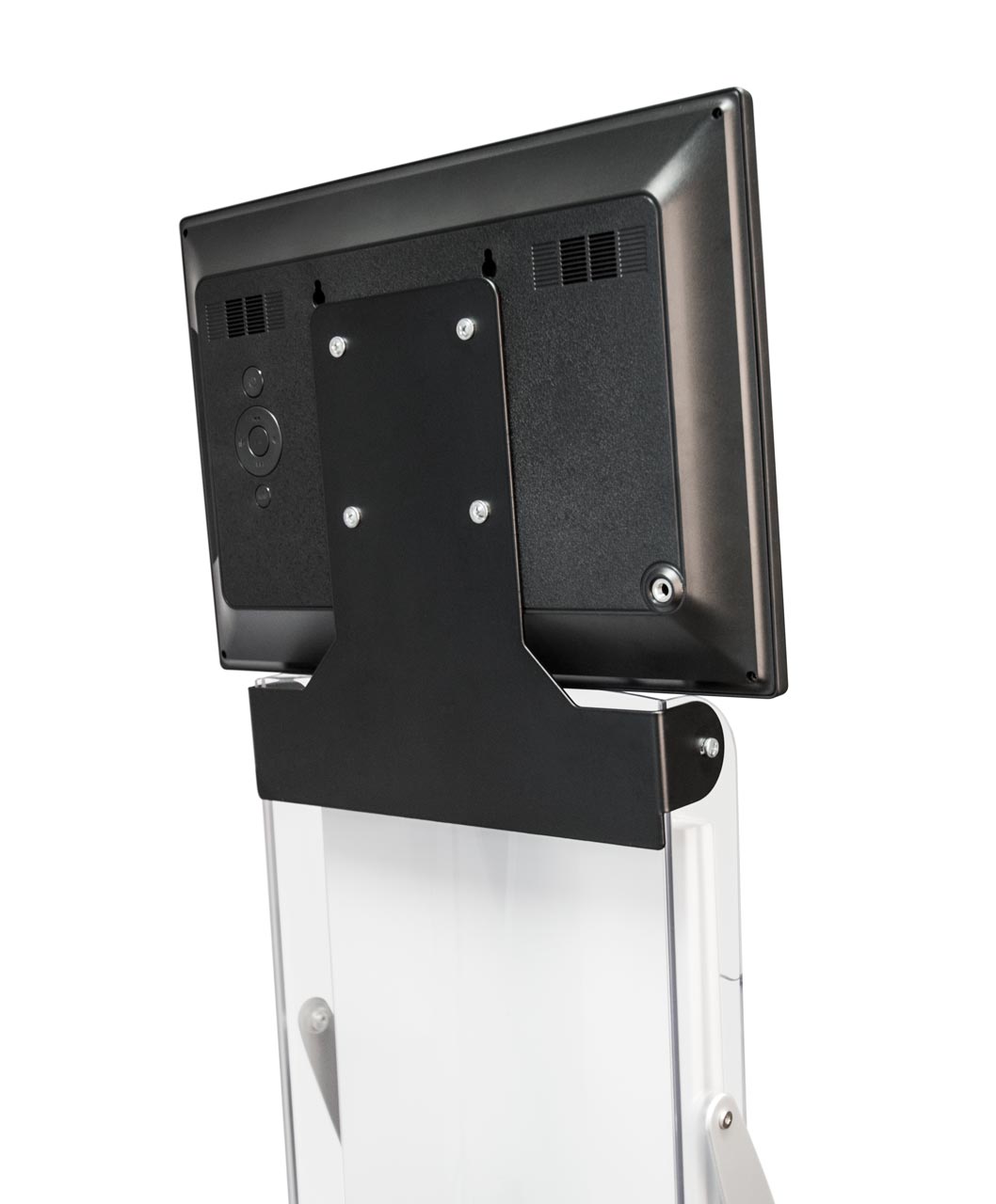 Falt-Prospektständer mit Monitor - modularedisplays.com