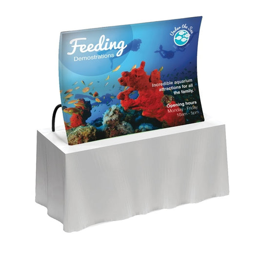 Formulate Tischdisplay inkl. Digitaldruck - modularedisplays.com