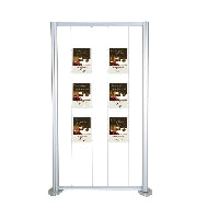Präsentationsstand mit Acryl Posterhalter - modularedisplays.com