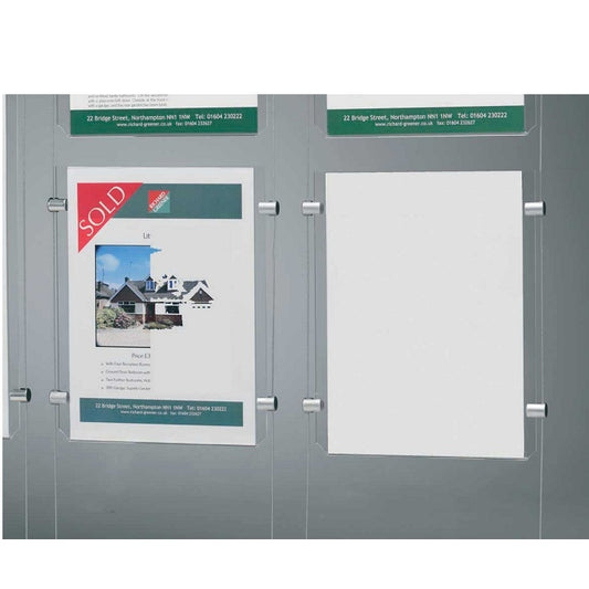 Acryl Posterhalter DIN A2 Querformat/Hochformat - modularedisplays.com