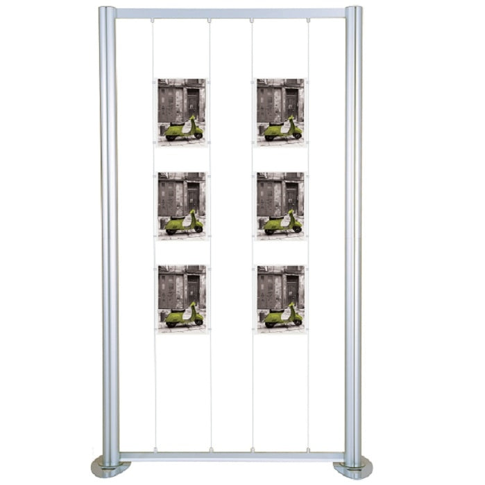 Präsentationsstand mit Acryl Posterhalter - modularedisplays.com