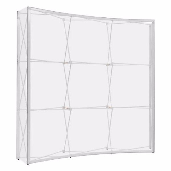 Textil PopUp mit Kederprofil gebogen 3x3 - modularedisplays.com