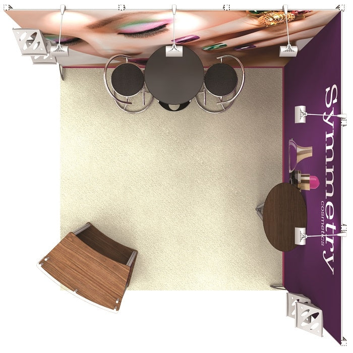 L-Formig Messestand - modularedisplays.com