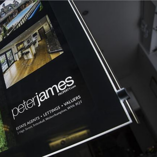 LED Acryl Postertaschen DIN A3 mit seitlicher Befestigung - modularedisplays.com