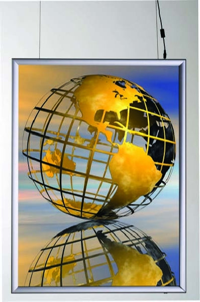 LED Leuchtrahmen Outdoor 35 mm DIN A1 - modularedisplays.com