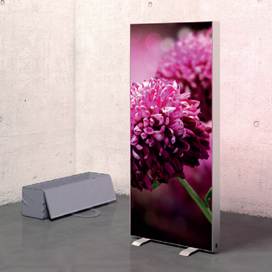 LED Leuchtwand OCTALUMINA 1m mit Druck - modularedisplays.com