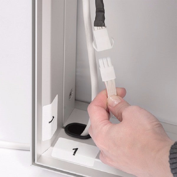 LED Stehtisch Octalumina inkl. Textildruck - modularedisplays.com