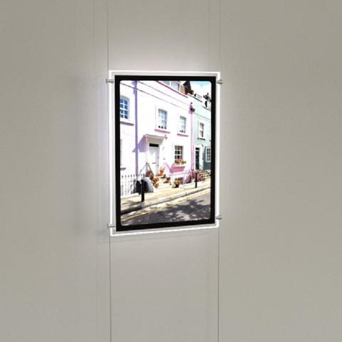 Led Werbetafeln für Schaufenster Displays 4 x DIN A3 - modularedisplays.com