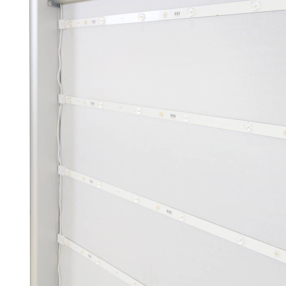 LED Leuchtrahmen Economy einseitig 100 x 200 cm mit Textildruck - modularedisplays.com