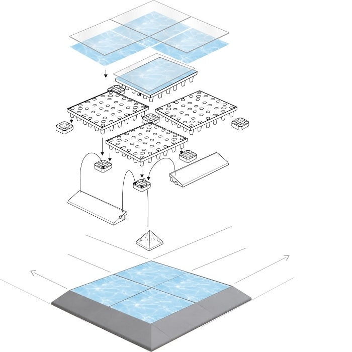 Messeboden 1m x 1m - modularedisplays.com