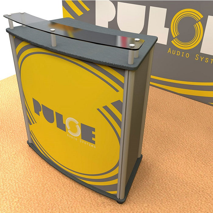 Messestand mit PVC-Grafiken - modularedisplays.com