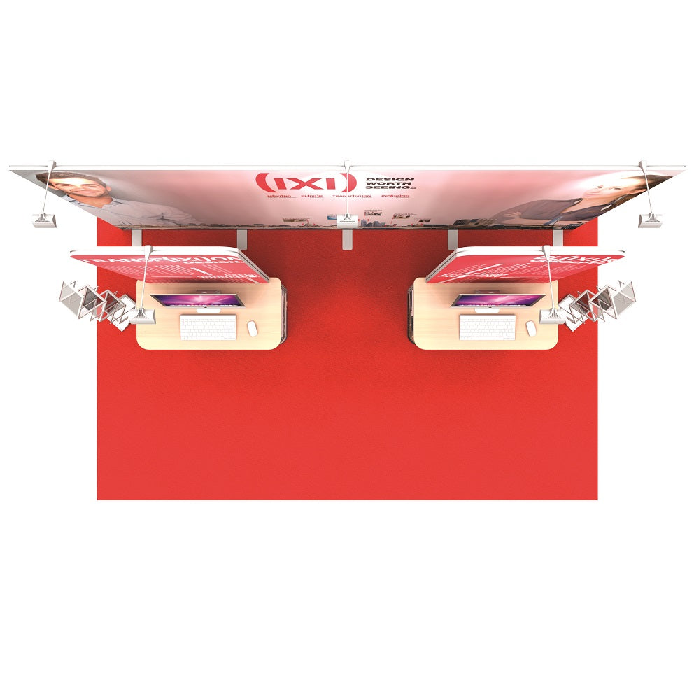 Individuelles Messedisplay mit Stoffgrafiken - modularedisplays.com