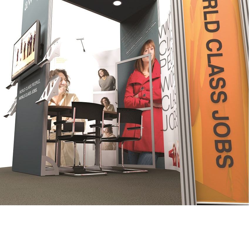 Individueller Messestand 12qm - modularedisplays.com