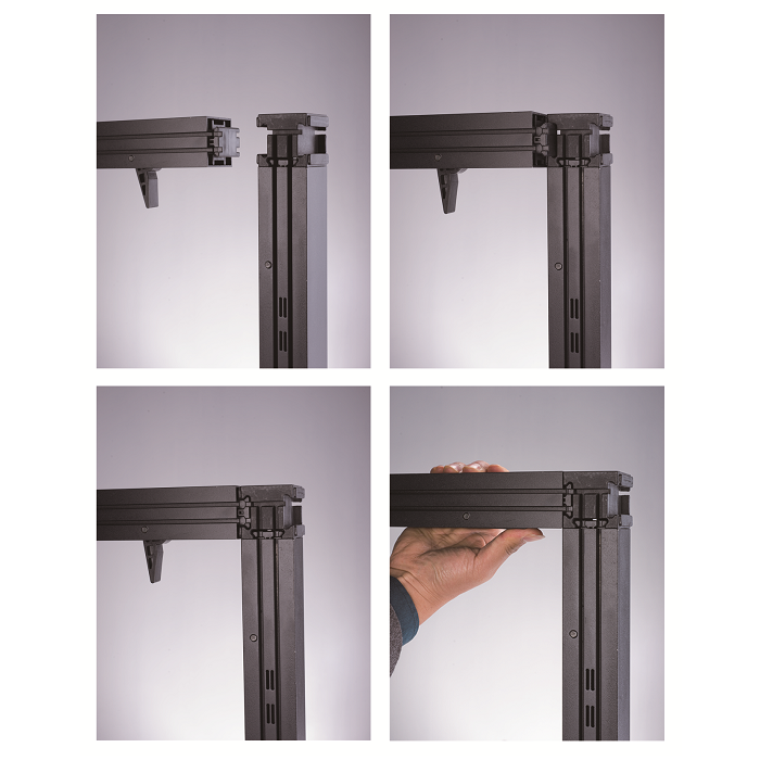 Individueller tragbarer Messestand MEDIKA - modularedisplays.com