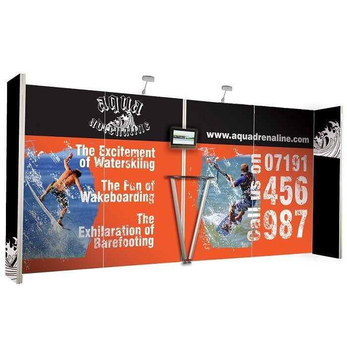 Messewand Vector Kit 6 inkl. Bedruckung - modularedisplays.com