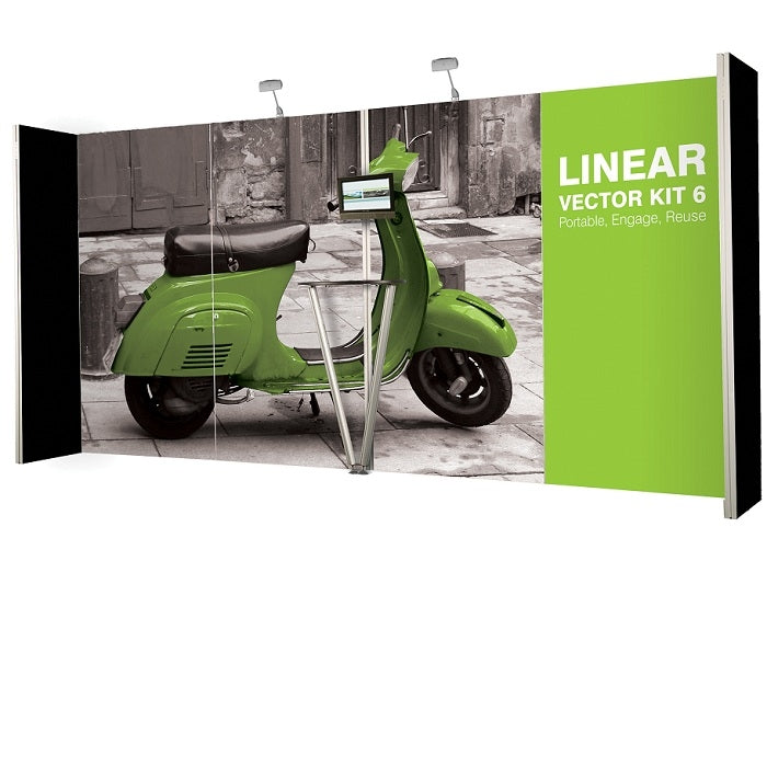 Messewand Vector Kit 6 inkl. Bedruckung - modularedisplays.com