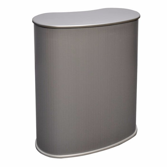 Mobile Messetheke mit Lamellen - modularedisplays.com