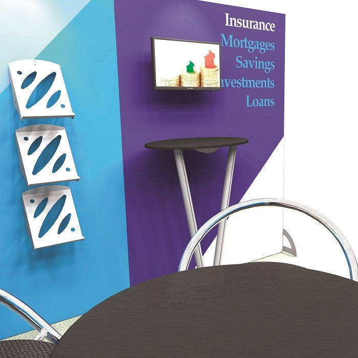 Mobiler Messestand mit drei Wände 3mx3m - modularedisplays.com