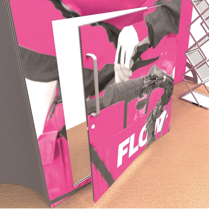 Mobiler Messestand mit PVC-Digitaldruck - modularedisplays.com