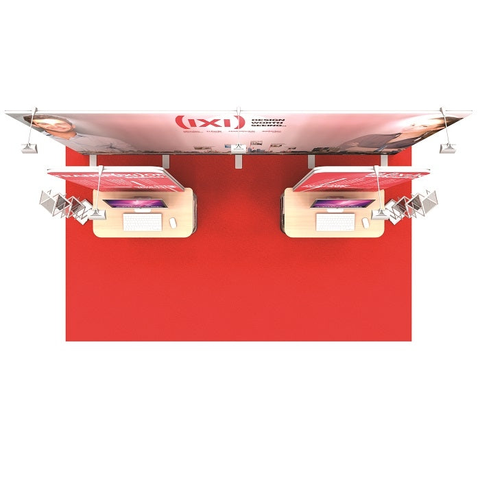 Mobiler Messestand mit Stoffgrafiken - modularedisplays.com