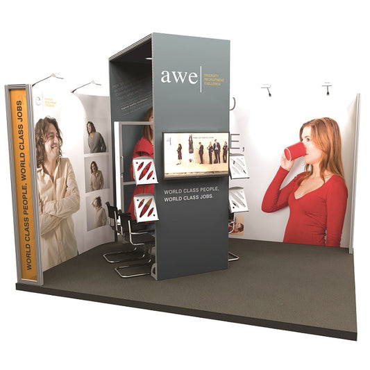 Individueller Messestand 12qm - modularedisplays.com
