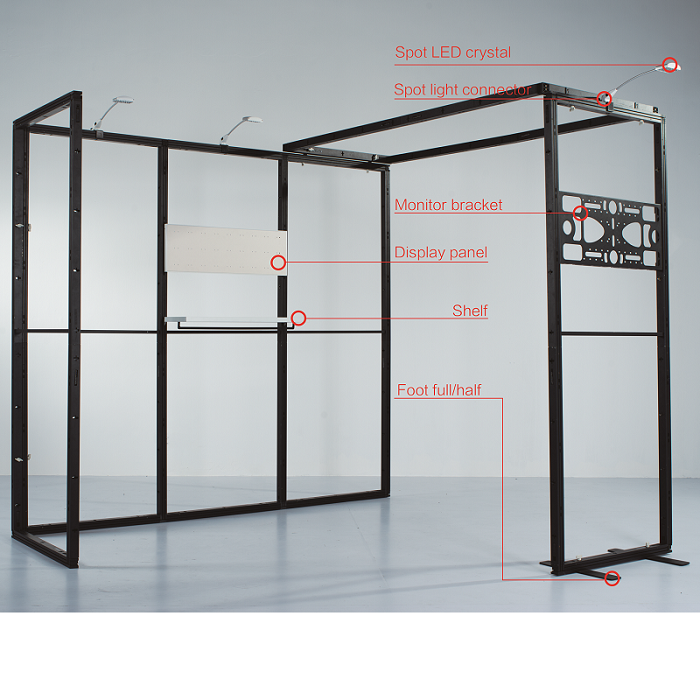 Mobiler Messestand ISH - modularedisplays.com