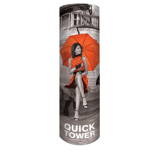 PopUp Turm 2 Felder inkl. Digitaldruck - modularedisplays.com