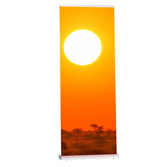 RollUp Bannerdisplay Delight 850 mit Digitaldruck - modularedisplays.com