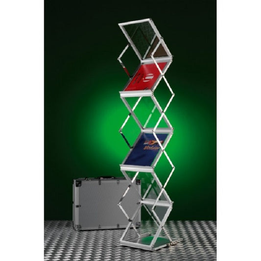 Faltbarer Prospektständer mit Tragekoffer Zed-Up Lite A4 - modularedisplays.com