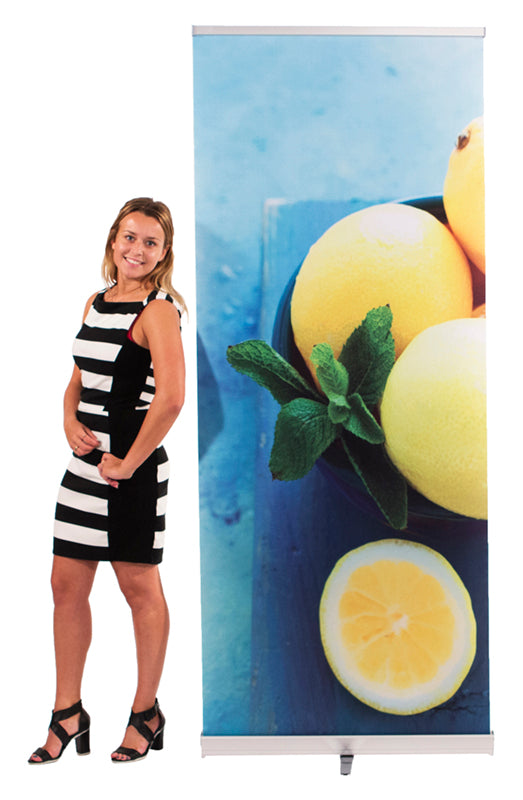 RollUp Banner Evolution 850x220 mit Digitaldruck - modularedisplays.com
