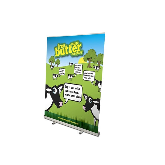 Roll-Up Banner Maxi 150 cm, inkl. Bannerdruck - modularedisplays.com