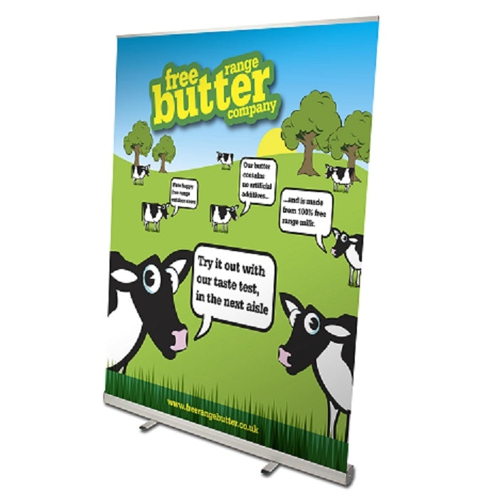 RollUp Banner Mosquito 1500mm inkl. Digitaldruck - modularedisplays.com