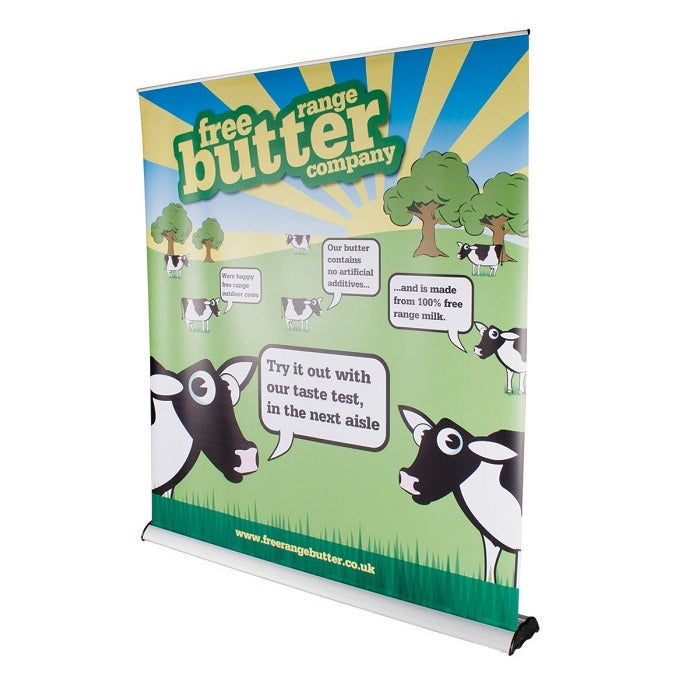 Roll-Up Banner Original + inkl. Digitaldruck 150mm - modularedisplays.com