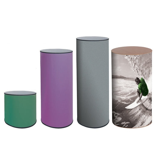 Runde Displaysäulen 400x400mm - modularedisplays.com