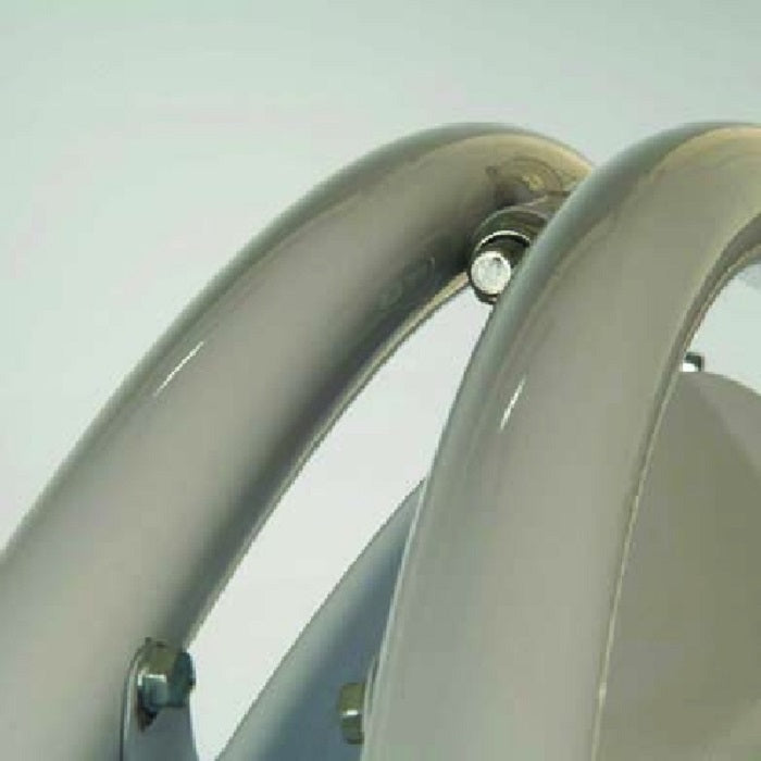 Stahlrohr Kundenstopper abgerundet DIN A1 - modularedisplays.com