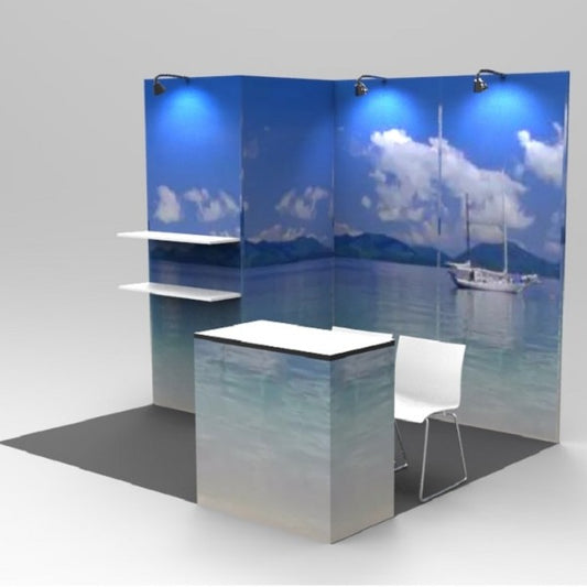 Tragbarer Individueller Messestand Istanbul - modularedisplays.com