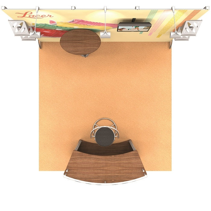 Tragbarer Messestand mit PVC-Grafiken - modularedisplays.com